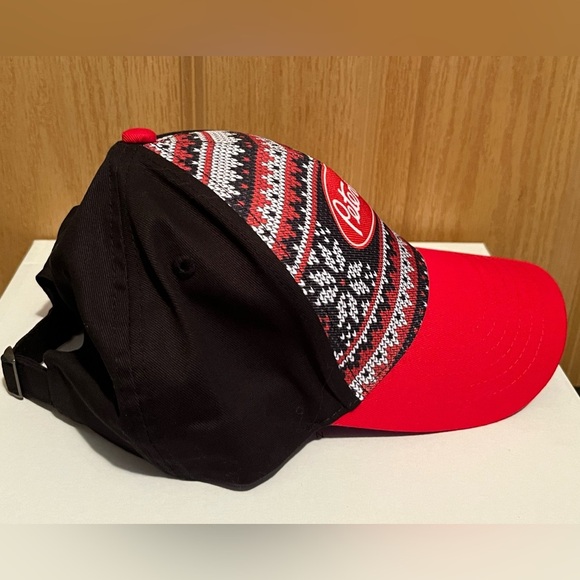 Peterbilt Trucks Black & Red Ho-Ho-Ho Holiday Print Hat/Cap - Picture 4 of 10